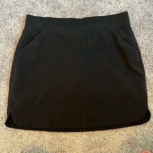Black Golf Skirt with pockets and spandex shorts